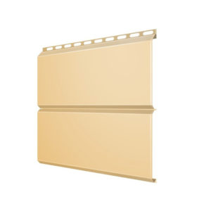 Металлический сайдинг ЕвроБрус Полиэстер RAL1014 0,4 мм