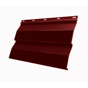 Металлосайдинг "Корабельная доска" Полиэстер 0,4 RAL3005