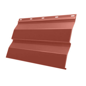 Металлосайдинг "Корабельная доска" Полиэстер 0,4 RAL8004