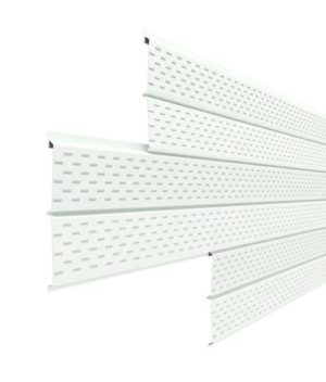 Металлический софит Евробрус Полиэстер RAL9003 0,4 мм