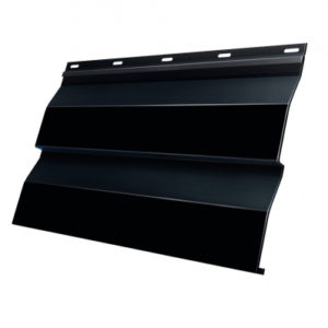 Металлосайдинг "Корабельная доска" Полиэстер 0,4 RAL9005