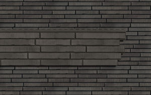 Фасадная панель Stone House S-LOCK Ригельный кирпич (грифель)